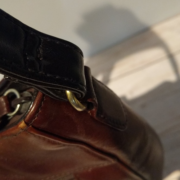 Vintage genuine leather bag by Studio signature - Picture 4 of 12